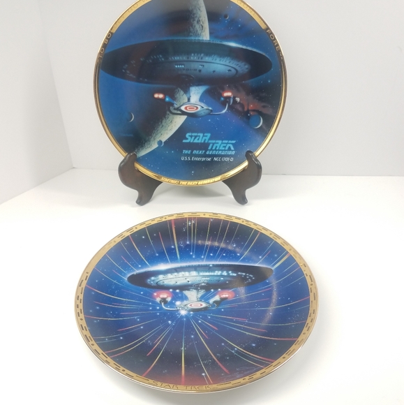 Star Trek The Voyagers Vintage Limited Edition Collectible Plates - Picture 2 of 11